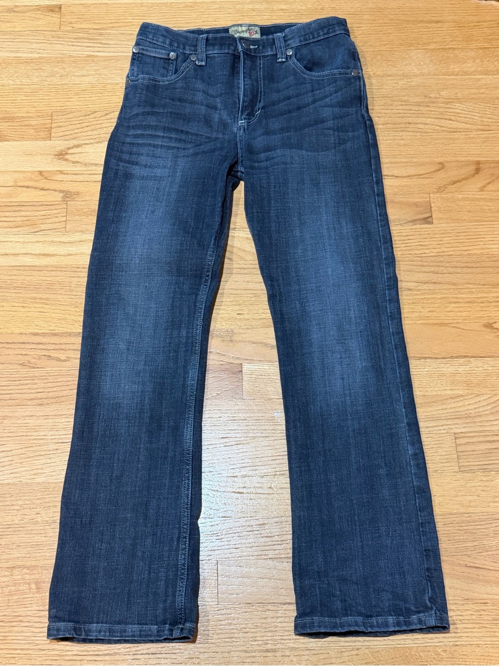 Wrangler Kids Dark Blue Straight Leg Jeans